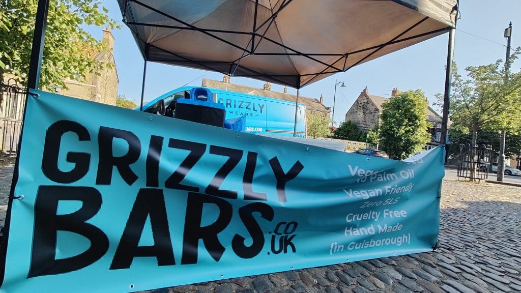 Pop up shop at the market