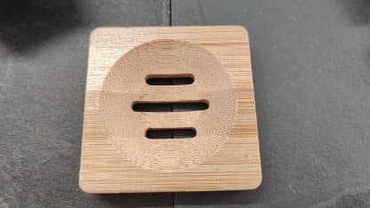 Grizzly Bars Bamboo Soap Dish